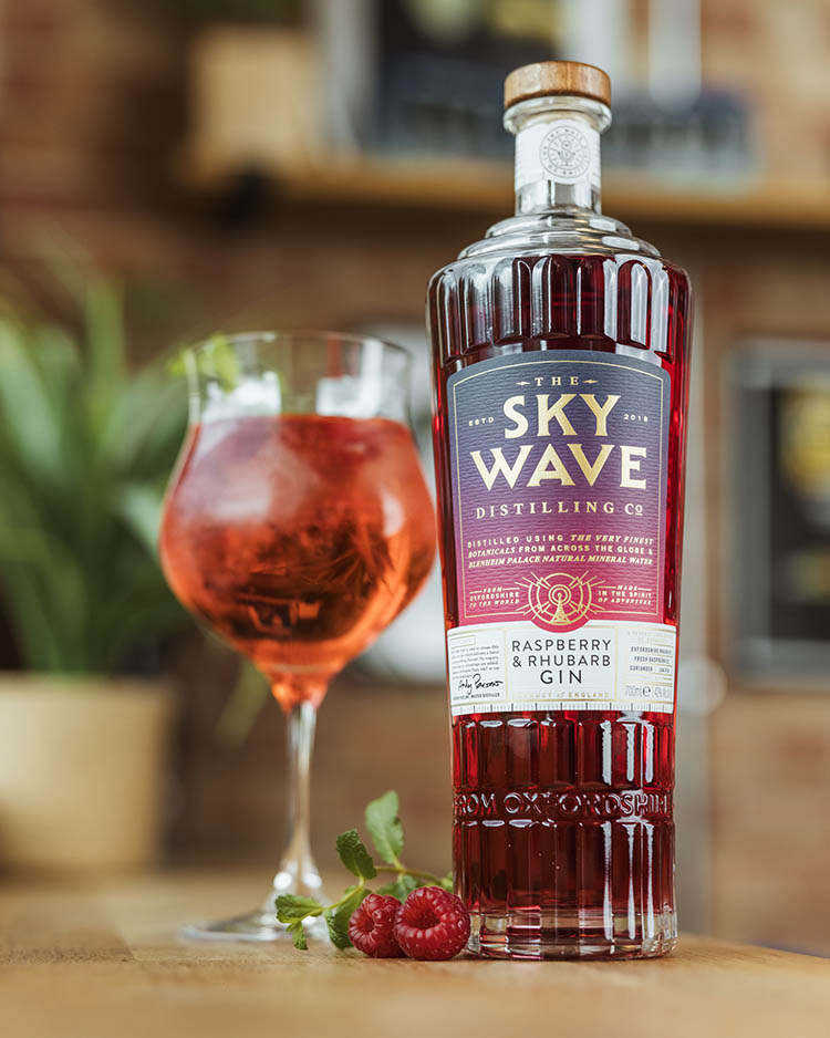 Sky Wave Raspberry and Rhubarb Gin