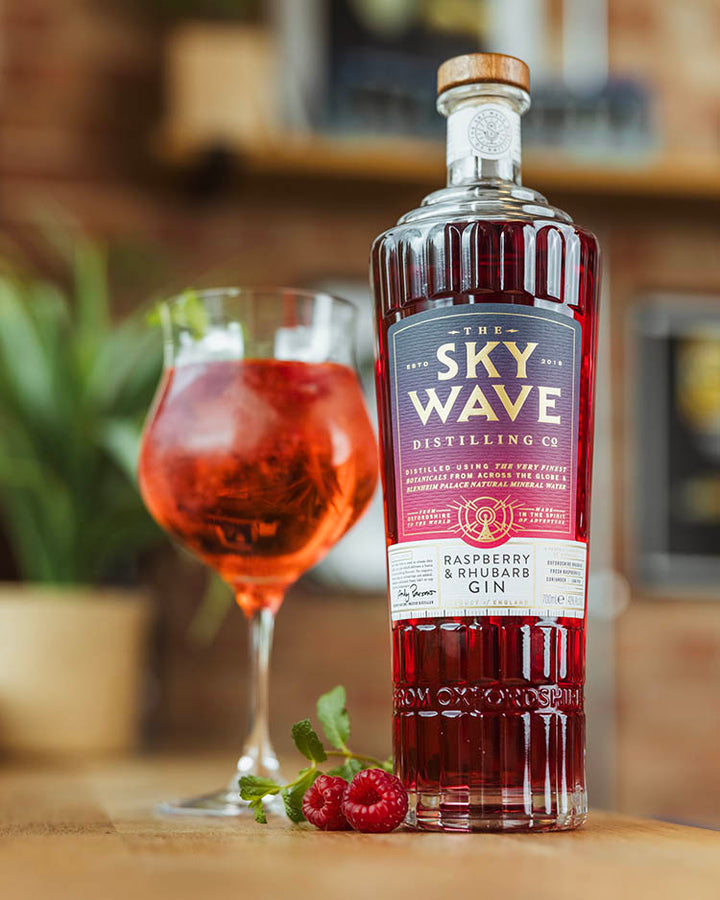 Sky Wave Raspberry and Rhubarb Gin
