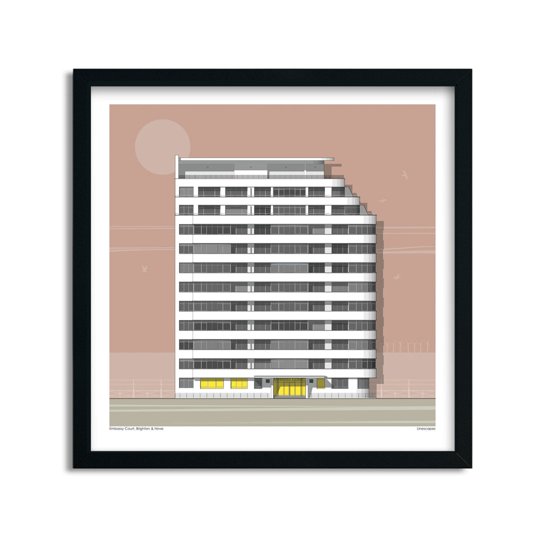 Brighton Embassy Court Print