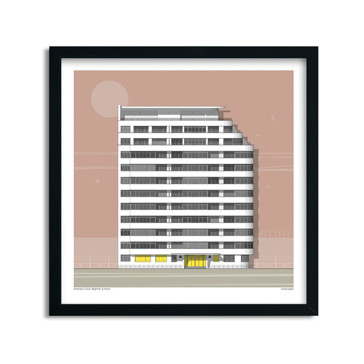 Brighton Embassy Court Print