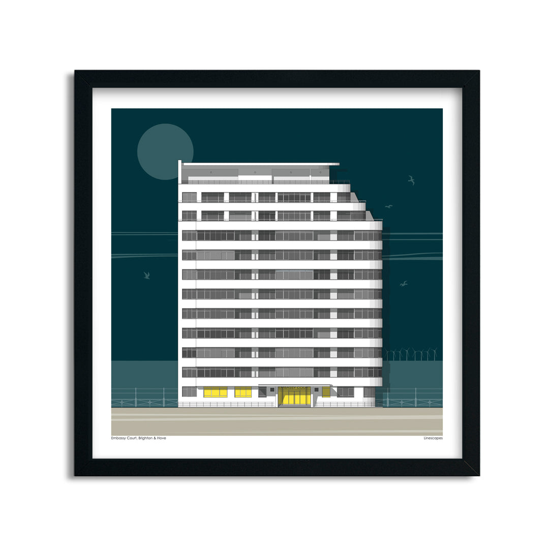 Brighton Embassy Court Print