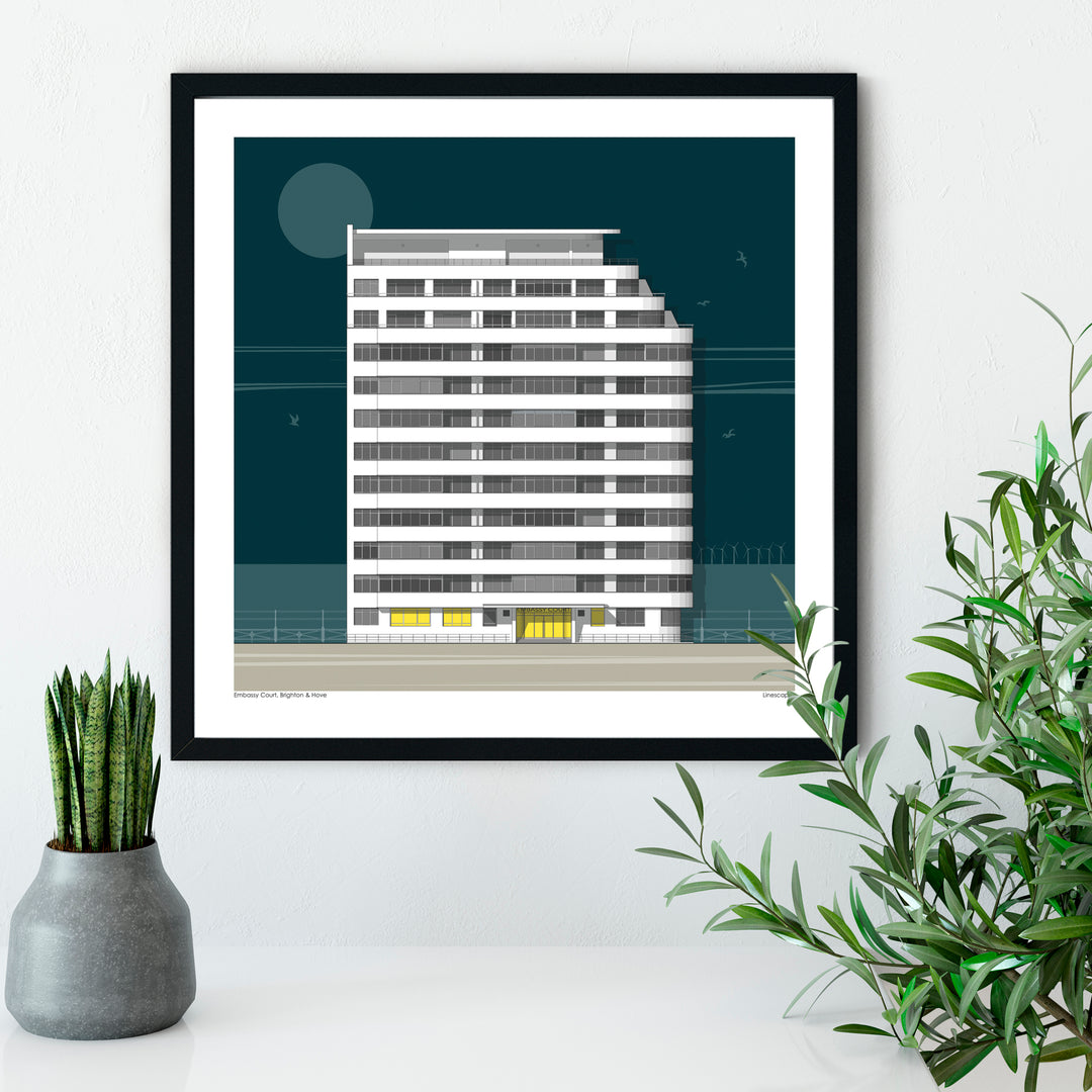 Brighton Embassy Court Print
