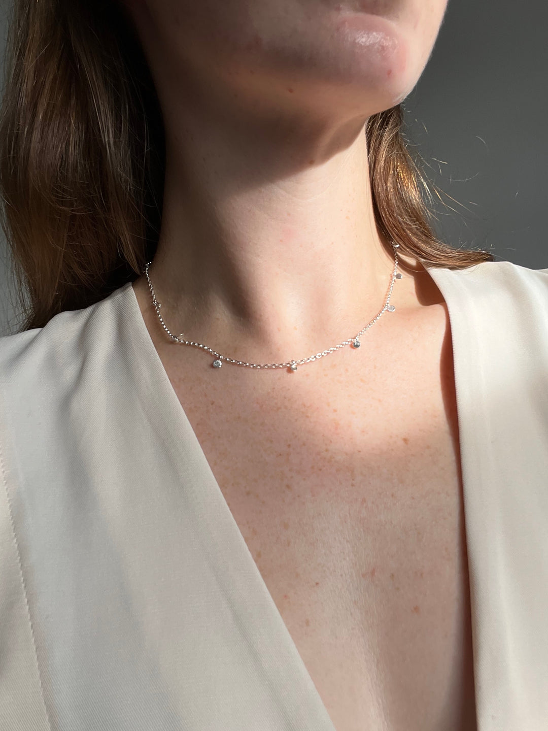 Silver Mini Pendant Necklace