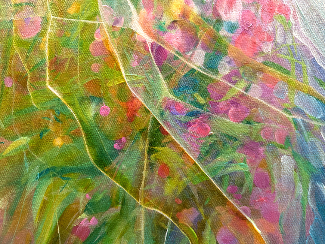 Nature Weaves a Spell Nature Weaves a Spell - very large landscape painting