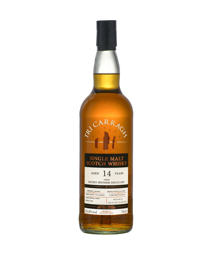 Tri Carragh Scotch Whisky - Secret Speyside 14 year old