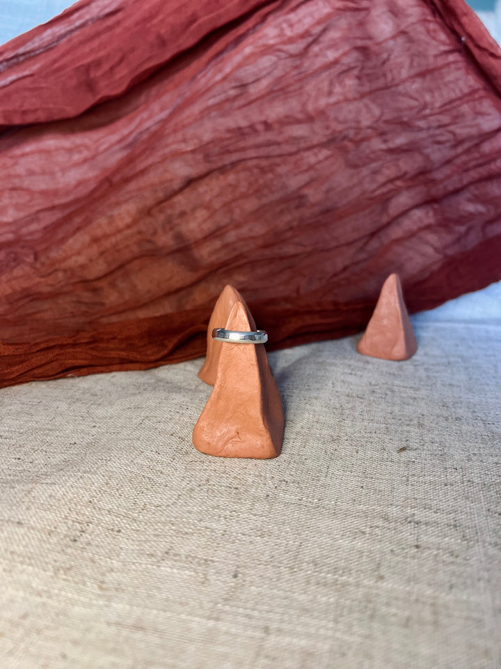 Recycled Sterling Silver Chunky rings