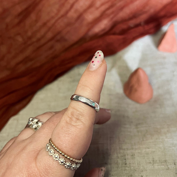 Recycled Sterling Silver Chunky rings