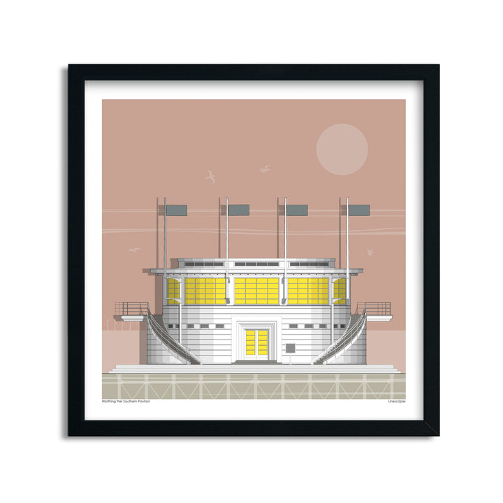 Worthing Pier Southern Pavilion Print