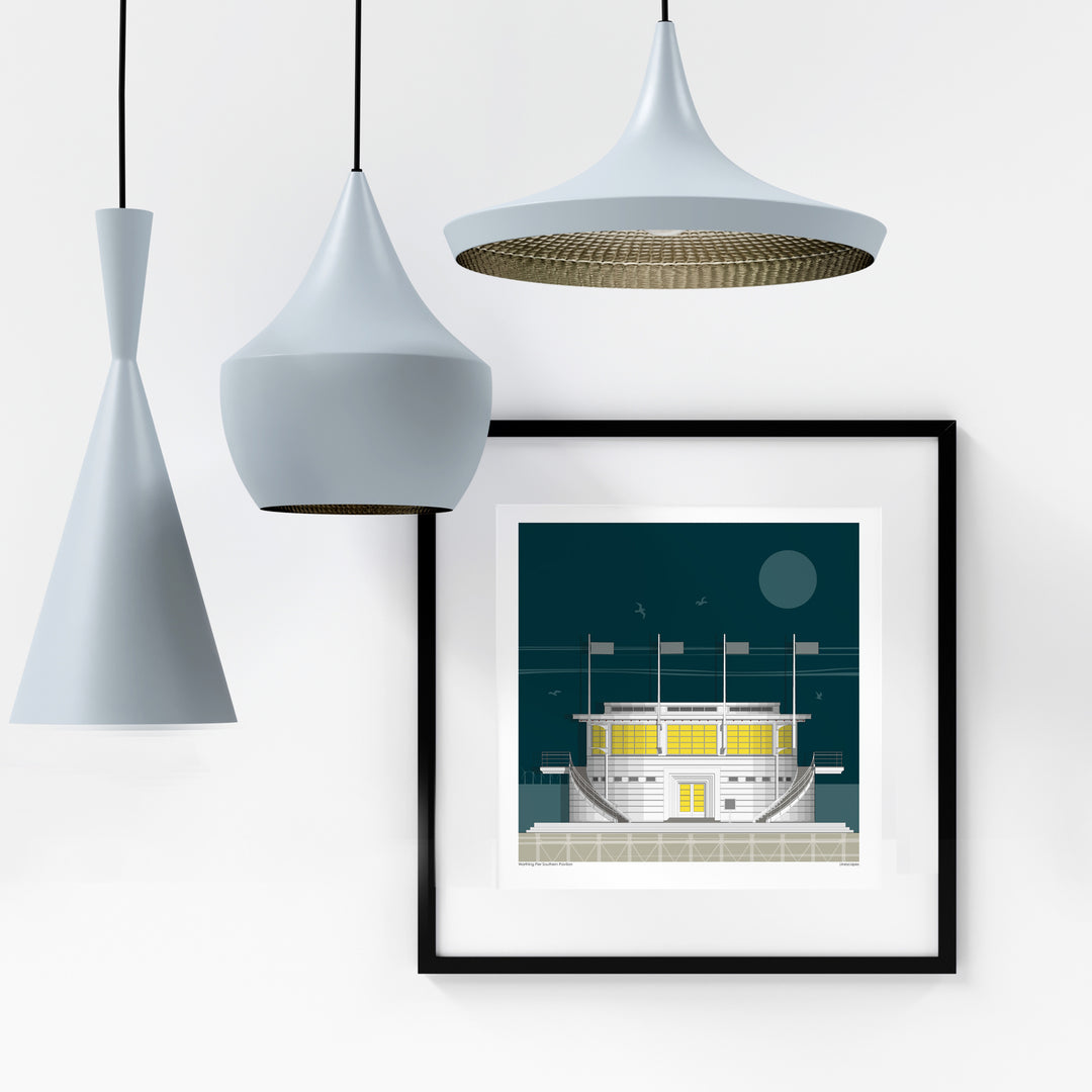 Worthing Pier Southern Pavilion Print