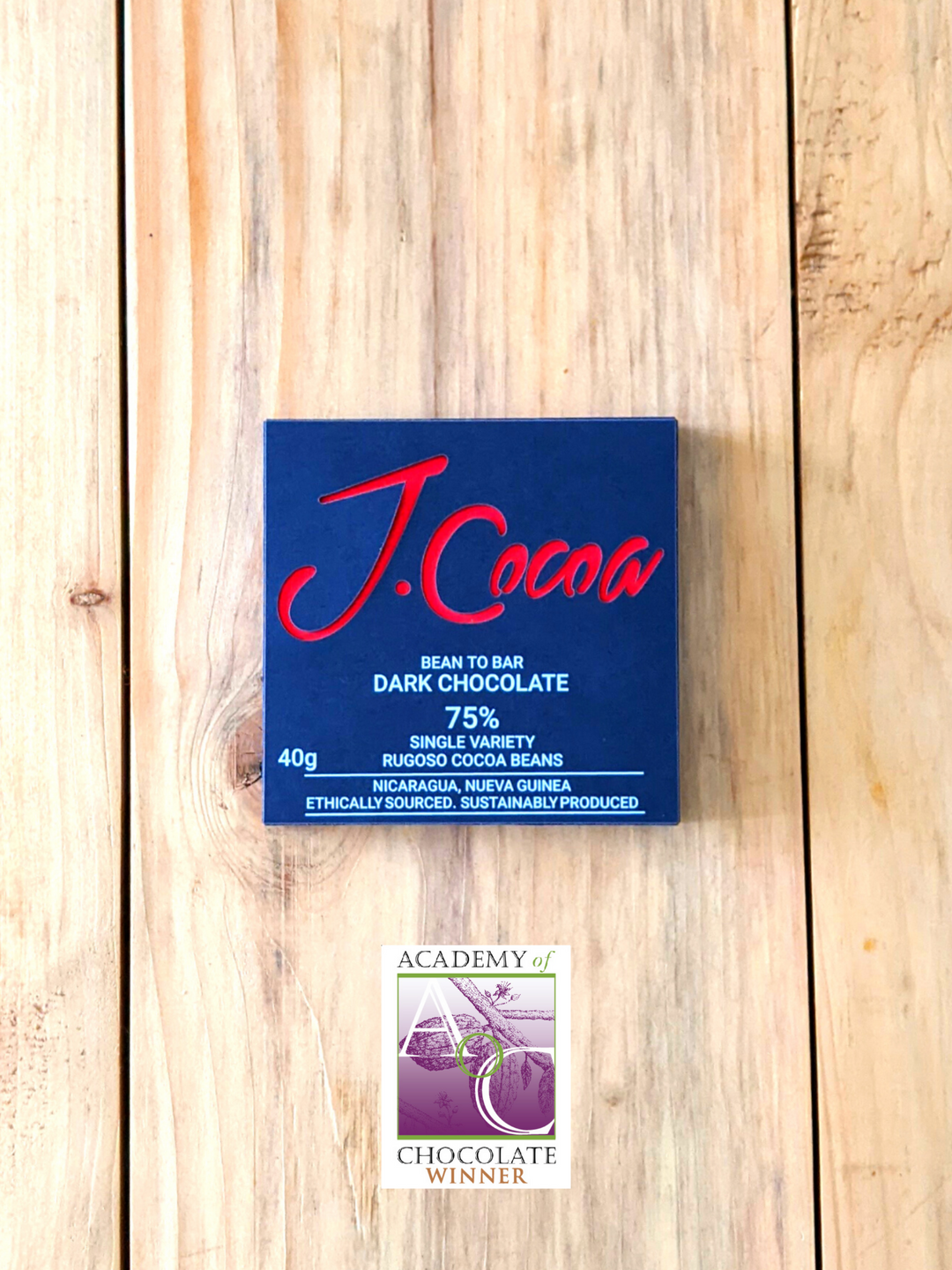 75% Dark Chocolate - Rugoso Cocoa Variety