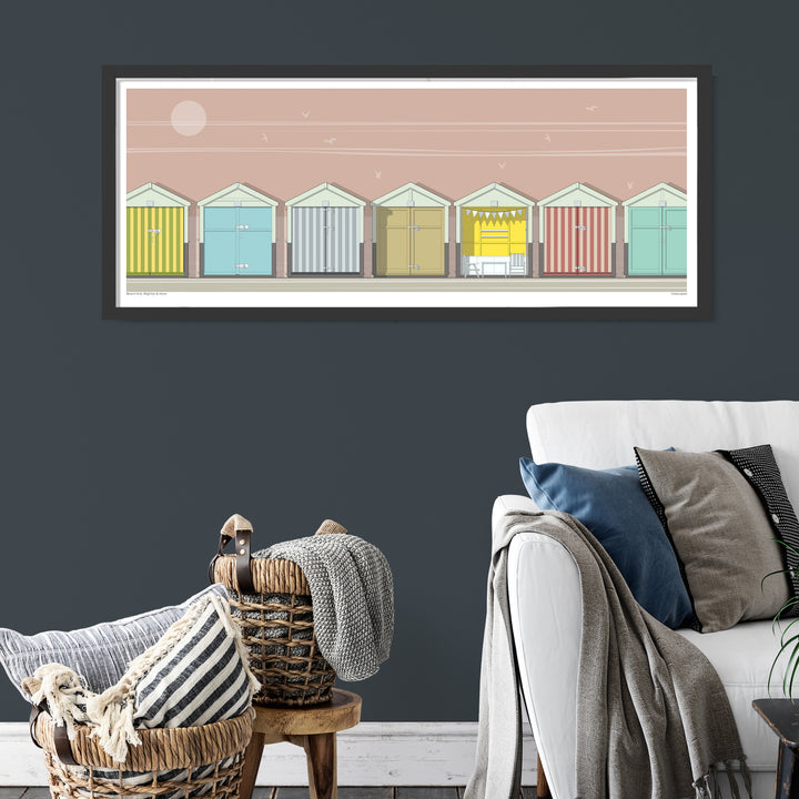 Brighton Beach Huts Print