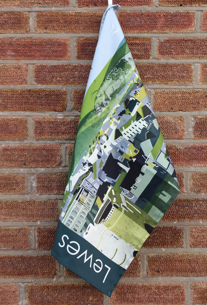 Lewes Tea Towel
