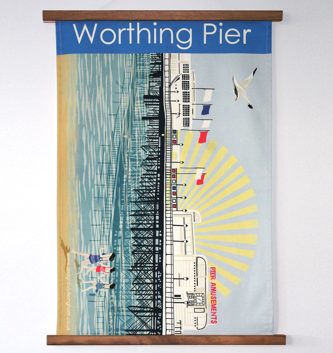 Worthing Pier and Dome Tea Towel Set