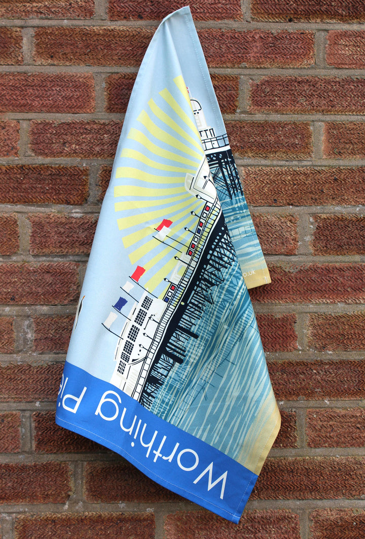 Worthing Pier and Dome Tea Towel Set