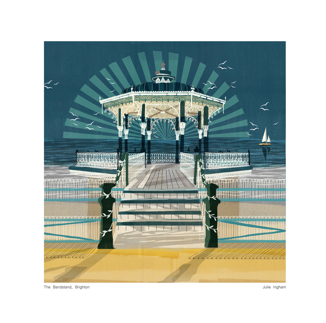 Brighton Bandstand Framed Print